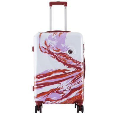 Валіза Semi Line 24" (M) White/Red Print (T5654-2)